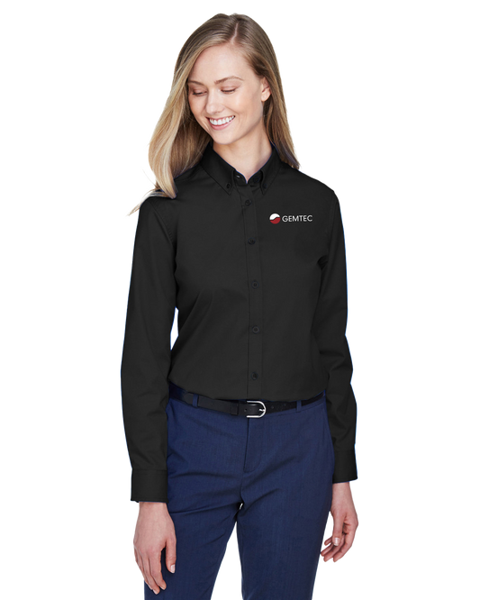 Long-Sleeve Twill Shirt - Women's