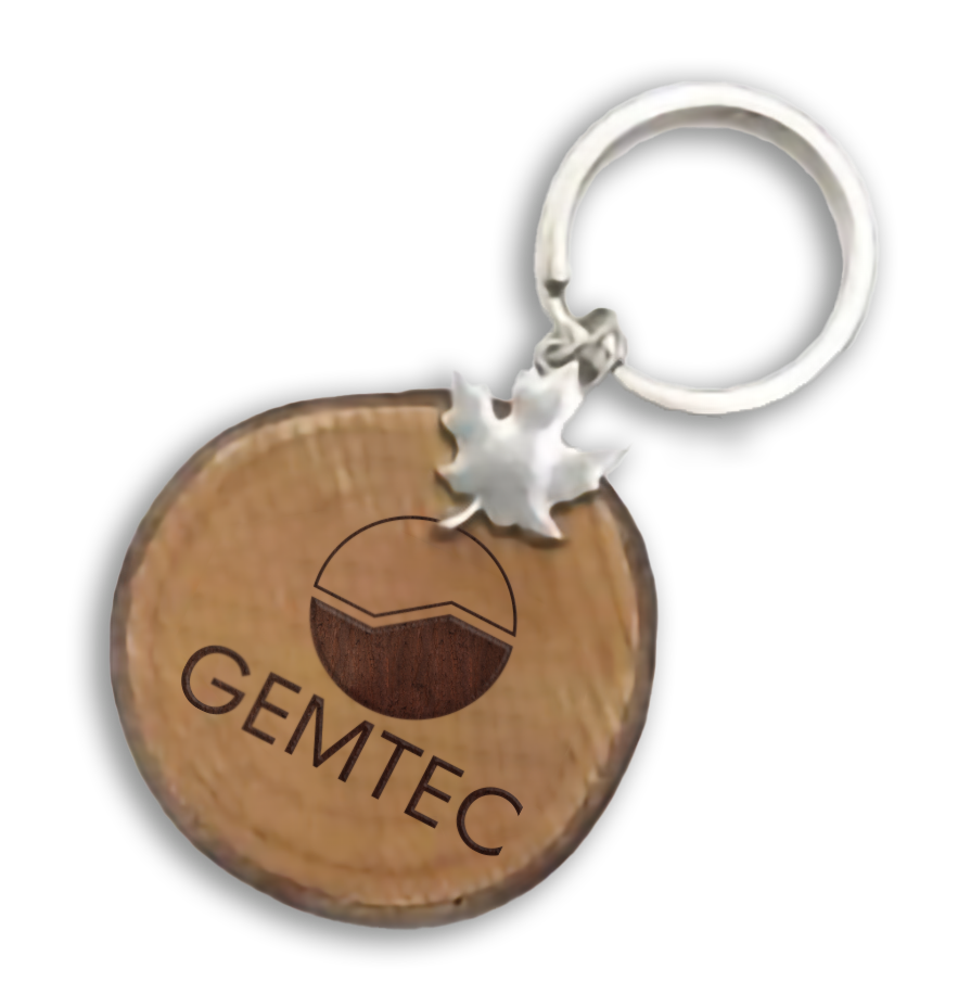 Natural Wood Keychain