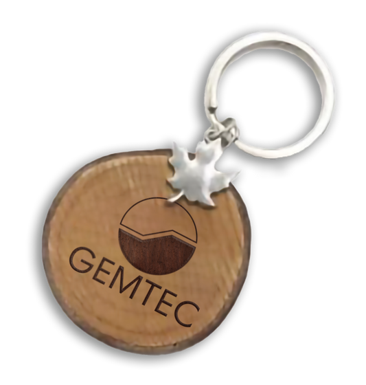 Natural Wood Keychain
