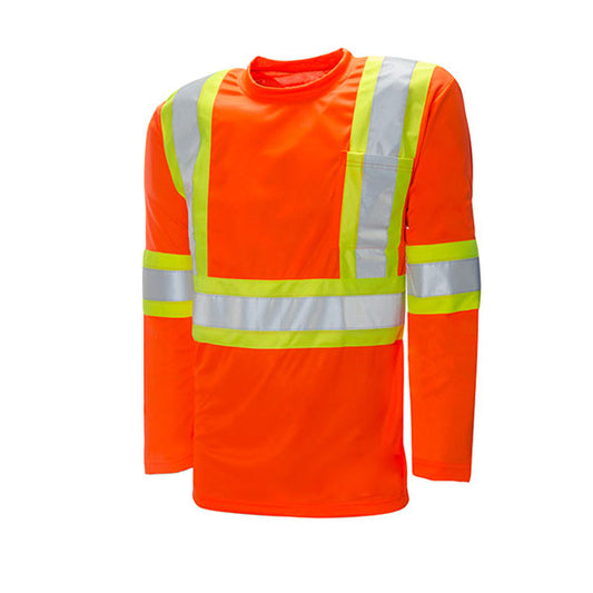 Hi Vis Safety Long Sleeve T-Shirt