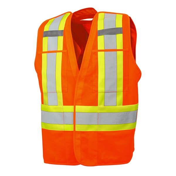Hi Vis 5 Pt. Tearaway Safety Vest